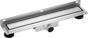 Set rigola dus plus capac Balneo Wall & Floor Next finisaj inox 90 cm