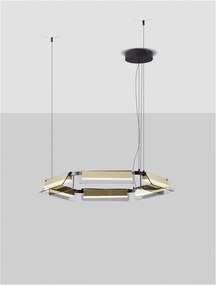 Lustra LED suspendata design modern APNEA D-72cm