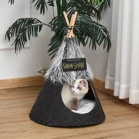 Cort pentru caini si pisici pana la 6 kg, 50x50x70 cm PawHut | Aosom RO