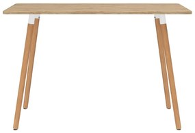 287245 vidaXL Masă de bucătărie, 120x60x75 cm, metal