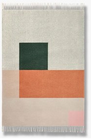 Pătură verde/cărămizie 125x190 cm Brick – Mette Ditmer Denmark