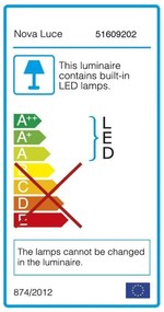 Lustra LED suspendata design modern Triangolo aurie