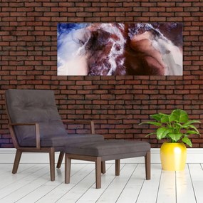 Tablou - Marmură violet N⁰3 (120x50 cm)