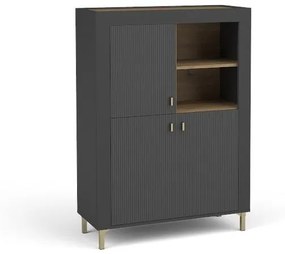 Comodă Mossana MO5 (negru). 1096834