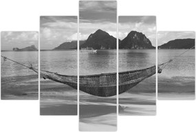 Tablou - Hamac pe plajă (150x105 cm)