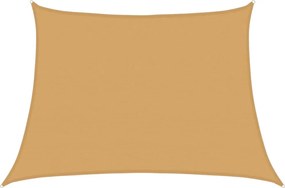 vidaXL Pânză parasolar, gri deschis, 4/5x3 m, HDPE, 160 g/m², trapez