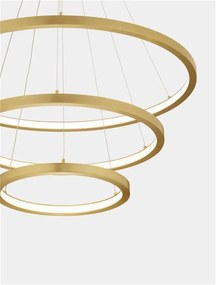Lustra LED dimabila design circular EMPATIA D-80cm
