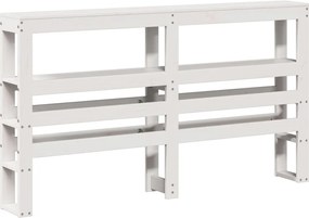 vidaXL Tăblie de pat cu rafturi, 150 cm, lemn masiv de pin