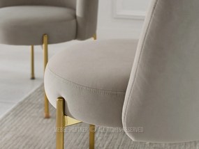 Scaun Charliez (bej + auriu). 1110979