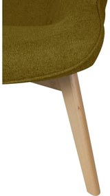 Fotoliu cu taburet verde Niko – Ropez