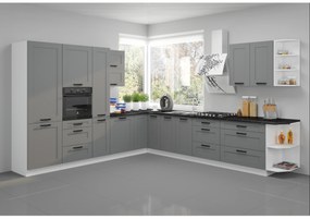 Dulap superior de bucătărie Lucid 60 GU 36 1F (dustgrey + alb). 1045548