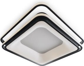 BRILAGI - plafonieră LED dimmabilă FLARE LED/102W/230V 50x50 cm neagră + telecomandă