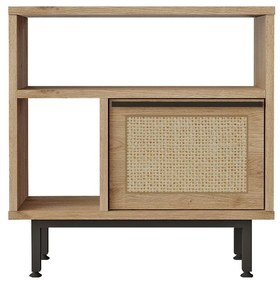 Măsuță laterală Nimelo 5 (nuc + stejar). 1094788