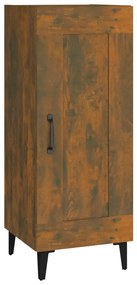 817435 vidaXL Servantă, stejar fumuriu, 34,5x34x90 cm, lemn compozit