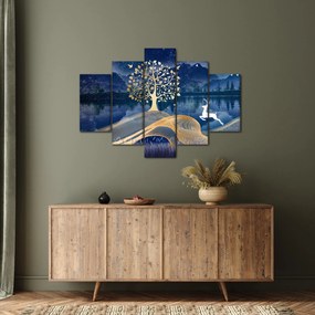 Tablou - Cerbi în luna plină (150x105 cm)
