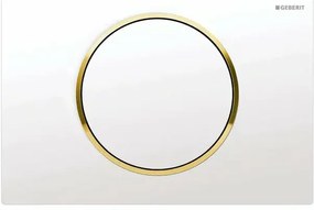 Clapeta de actionare Geberit Sigma10 alb auriu alb