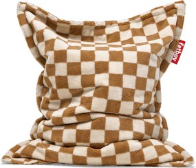 Puf puf original Slim Teddy, culori multiple - Fatboy Culoare: cremă de migdale cu tablă de șah