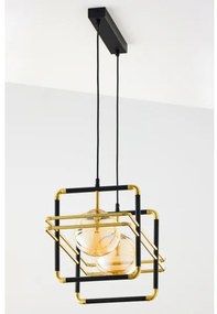 Lustră pe cablu Jupiter 2026 FIORI 2xG9/10W/230V negru/auriu/bej