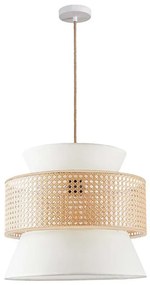 Lustră pe cablu GRENADA 1xE27/20W/230V d. 40 cm bej