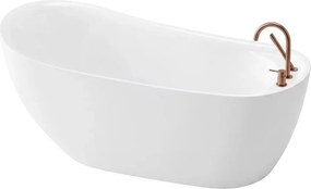 Cada freestanding Rea Orte 180x79 cm alb lucios