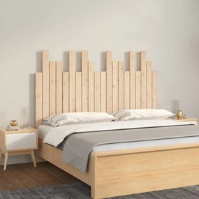 824788 vidaXL Tăblie de pat pentru perete, 127,5x3x80 cm, lemn masiv de pin