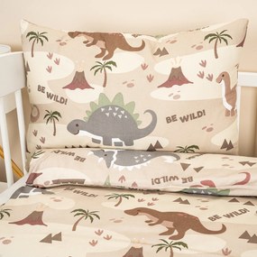 Lenjerie de pat din bumbac 4Home Dino world pentru copii, 100 x 135 cm, 40 x 60 cm, 100 x 135 cm, 40 x 60 cm