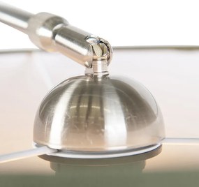 Lampă de perete arcadă din oțel cu abajur verde 35/35/20 reglabilă