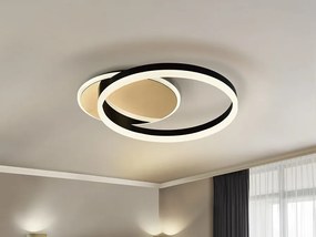 Lustra LED aplicata design modern circular Oriel