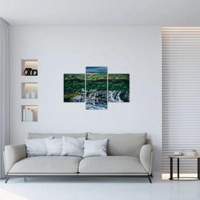 Tablou cu cascade în natură (90x60 cm)