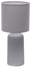 Lampă de masă SHELLY 1xE27/22W/230V gri 45 cm ONLI