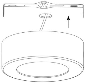 Eglo 98559 - Plafonieră LED RGB reglabilă FUEVA-C LED/21W/230V
