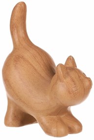 Decorație figurină pisică, poliresină, 12 x 7 x 13cm