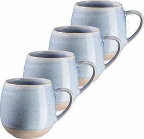 Mäser Set de 4 căni AQUATA – 355 ml, albastru, 355 ml