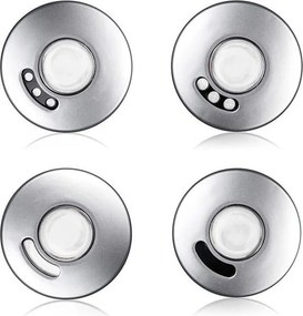 BANQUET Set recipiente mirodenii ALTIMA cu suport negru, 17 piese