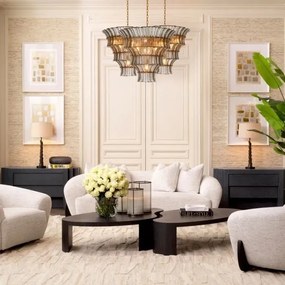 Canapea design LUX Siderno, Seashell off-white