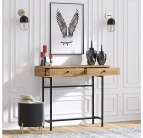 Măsuță consolă Notipe 1 (stejar + negru) . 1094811