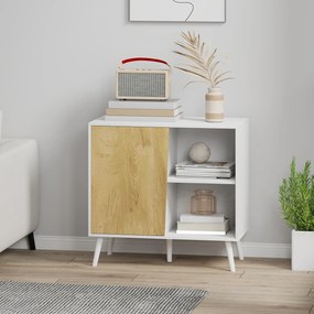 HOMCOM Dulap Modern Reglabil Alb | Aosom Romania