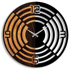 Ceas de perete d. 56 cm 1xAA lemn/metal