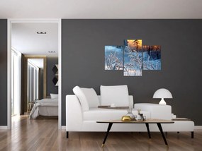 Tablou - Pajiște de iarnă (90x60 cm)