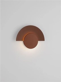 Aplica perete exterior lumina indirecta IP54 LED 3000K Gloo corten