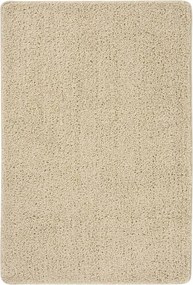vidaXL Covor pufos, crem, 140x200 cm, antiderapant