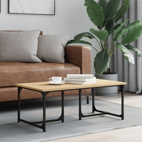 vidaXL Măsuță de cafea, stejar sonoma, 90x50x35 cm, lemn compozit