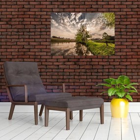 Tablou naturii cu raze de soae (90x60 cm)