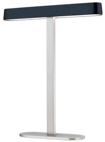 Veioza/Lampa de masa LED moderna AUFTAKT crom satin/negru