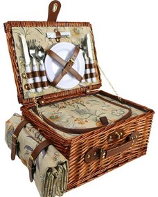 Arôme Coș de picnic pentru 4 persoane Grădină, 40x 30 x 20 cm