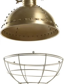 Lustră suspendată din metal, auriu, finisaj patinat, 61 x 43 cm, „Issoire”
