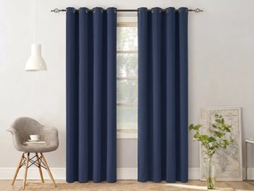 Draperie albastru inchis OXFORD 140x250 cm Agatat: Rejansa