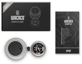 Barometru pentru espressor portabil Wacaco Picopresso, Control presiune, Instalare usoara, Negru