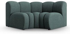 Modul pentru canapea modulară turcoaz cu tapițerie din chenille (cu colț variabil) Lupine – Micadoni