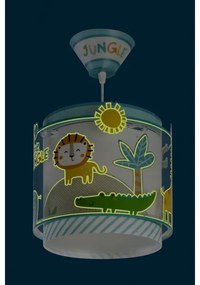 Dalber D-76112 - Lustră copii MY LITTLE JUNGLE 1xE27/15W/230V
